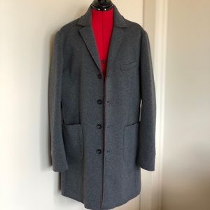 Mason’s Wool & Neoprene Overcoat